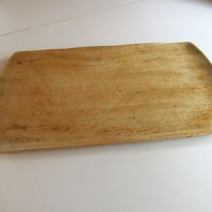 Oblong teak wooden Tray